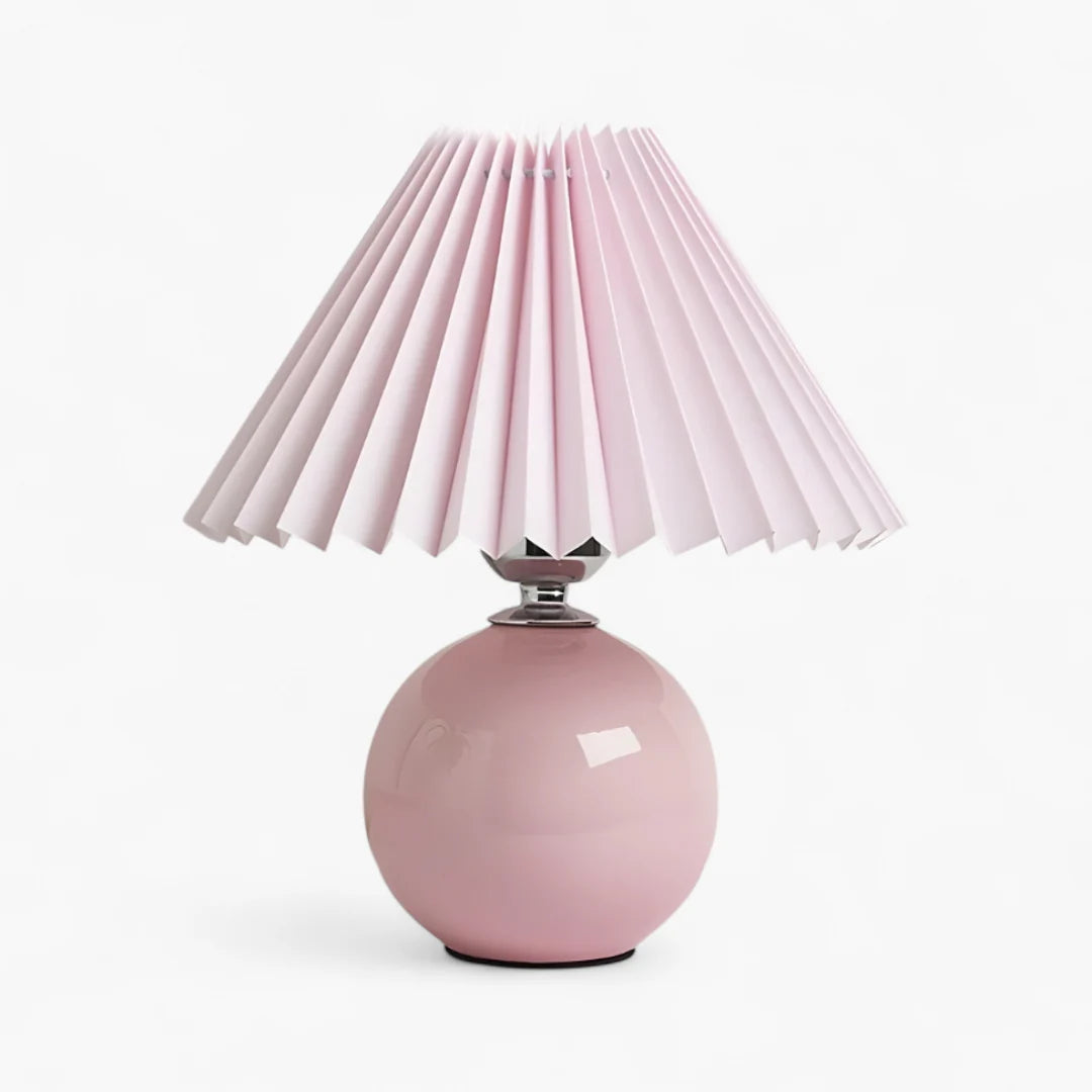 Lampe De Chevet Abat Jour Plissé