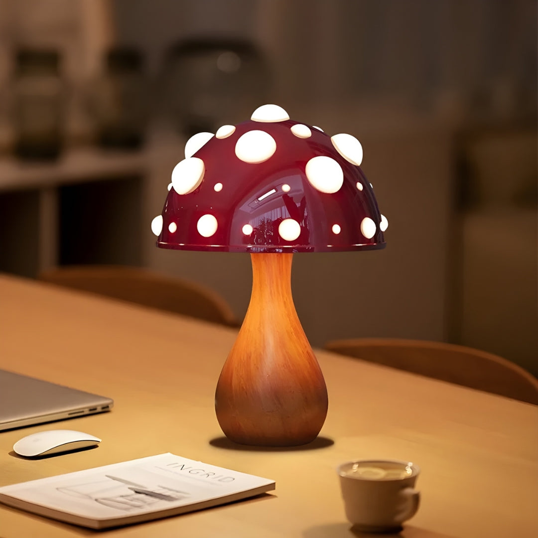 Lampe De Chevet Forme Champignon