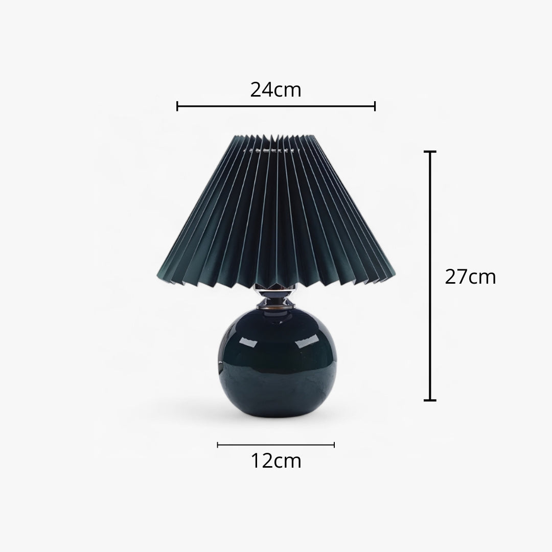 Lampe De Chevet Abat Jour Plissé