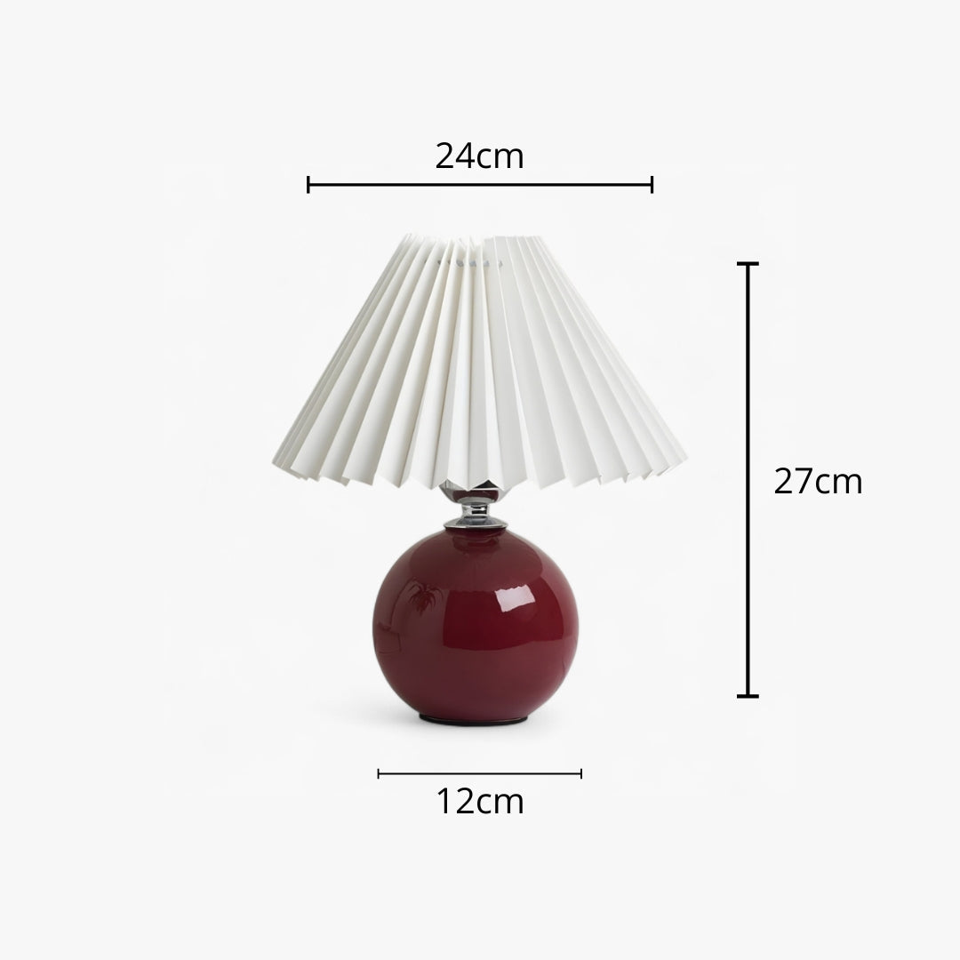 Lampe De Chevet Abat Jour Plissé