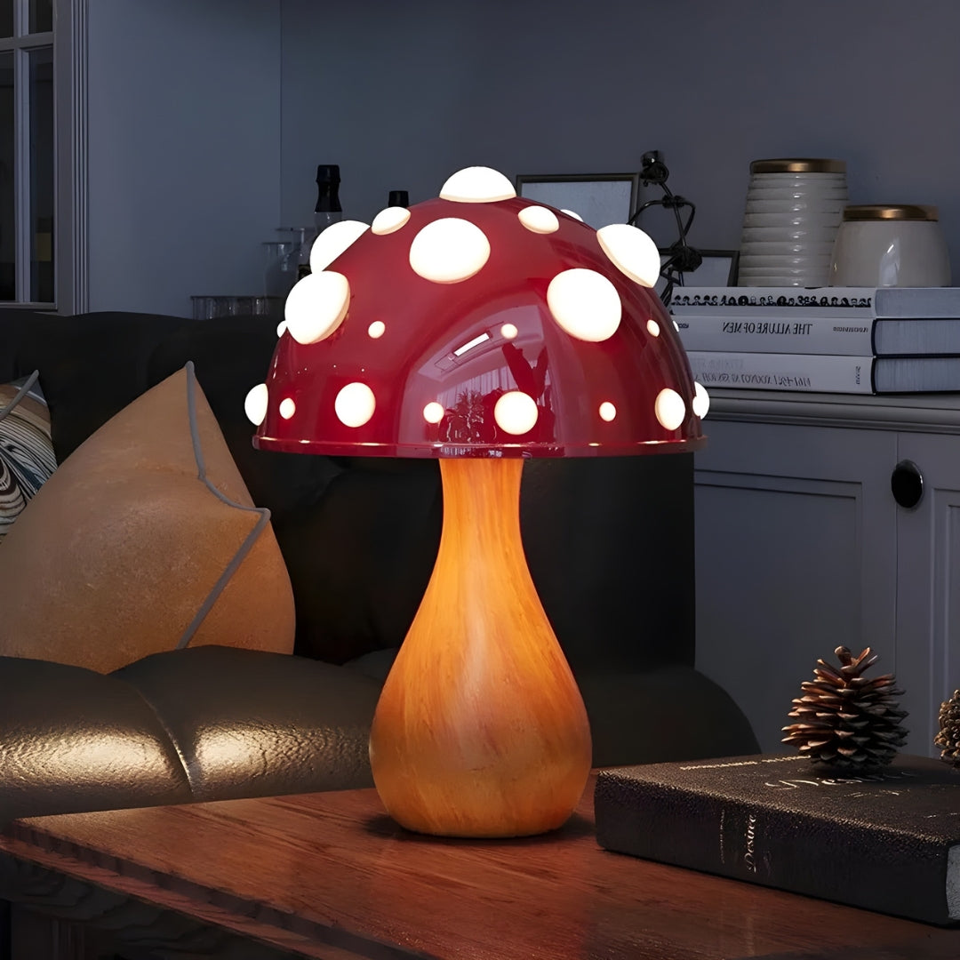 Lampe De Chevet Forme Champignon
