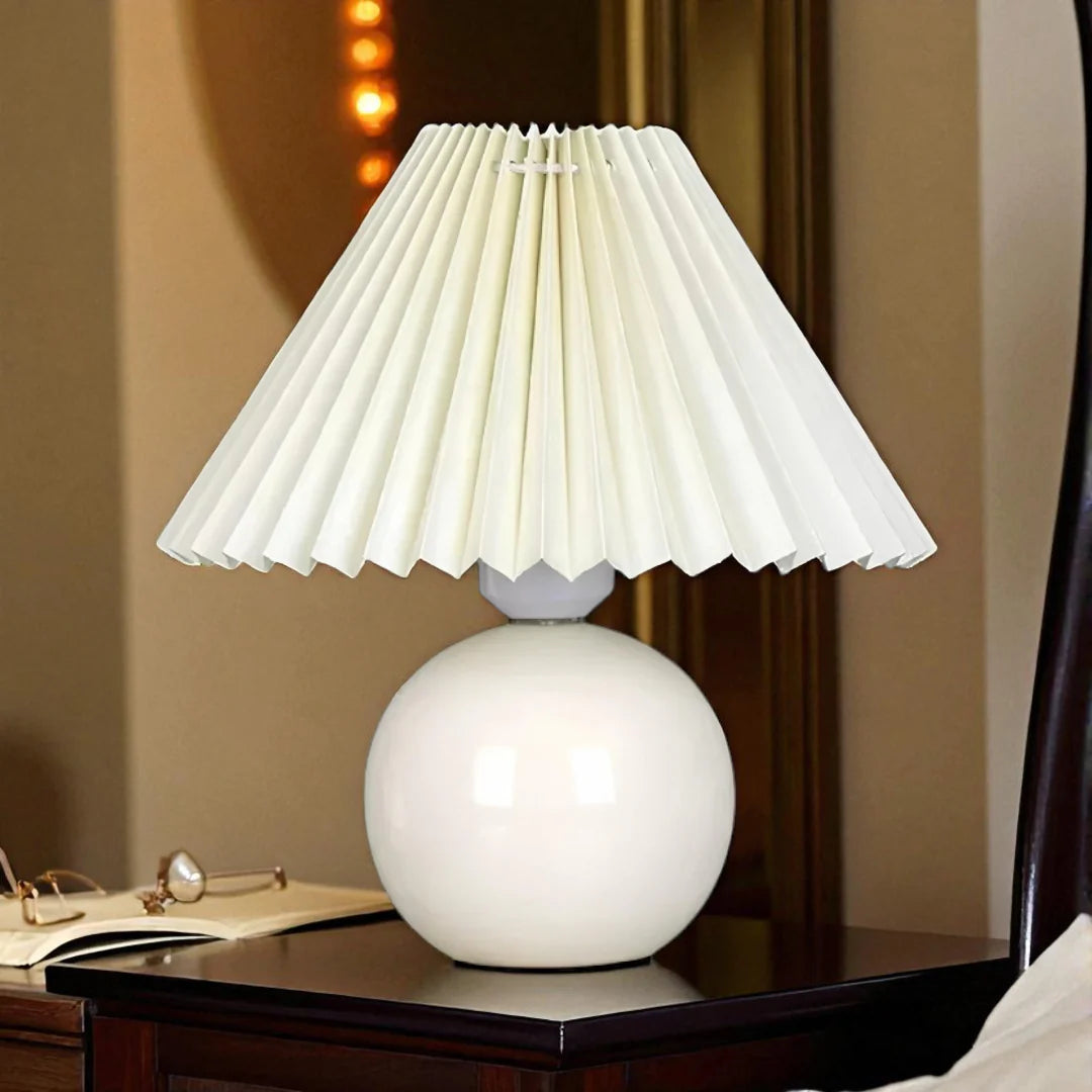 Lampe De Chevet Abat Jour Plissé