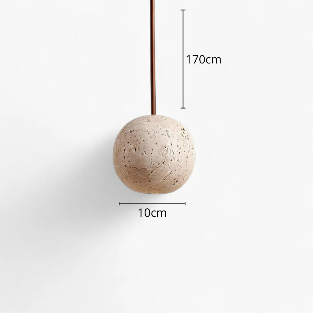 Suspension en pierre naturelle