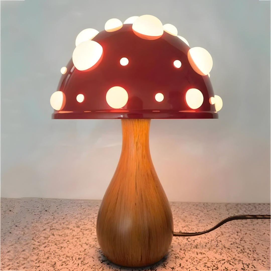 Lampe De Chevet Forme Champignon