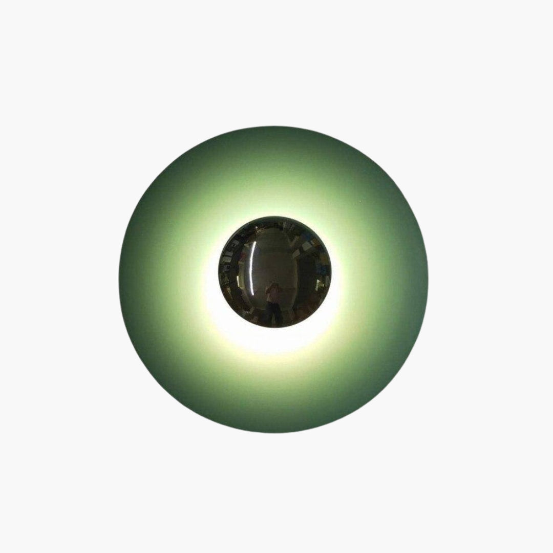 Applique Murale LED Disque en Métal Coloré Design Moderne