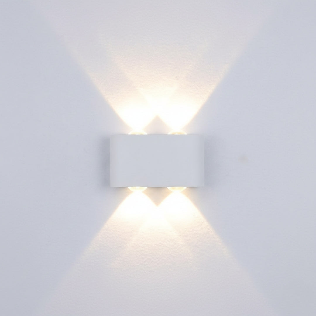 Applique Murale Extérieure LED Noir ou Blanc