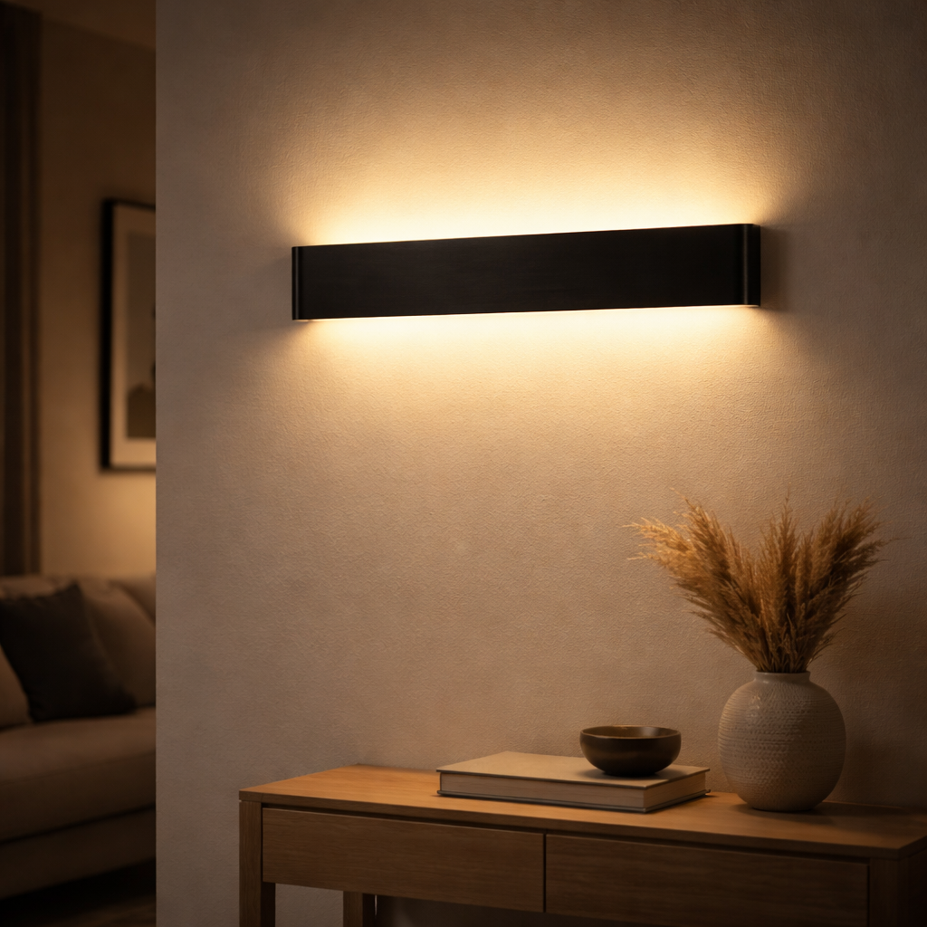 Applique Murale LED Longue en Aluminium Design Moderne