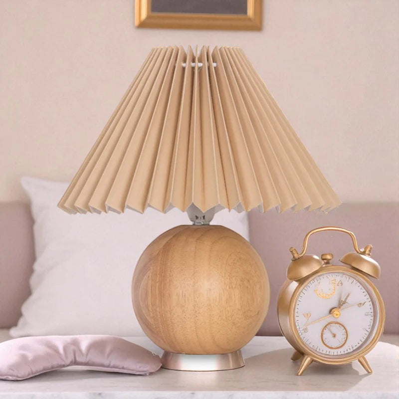 Lampe De Chevet Abat Jour Plissé