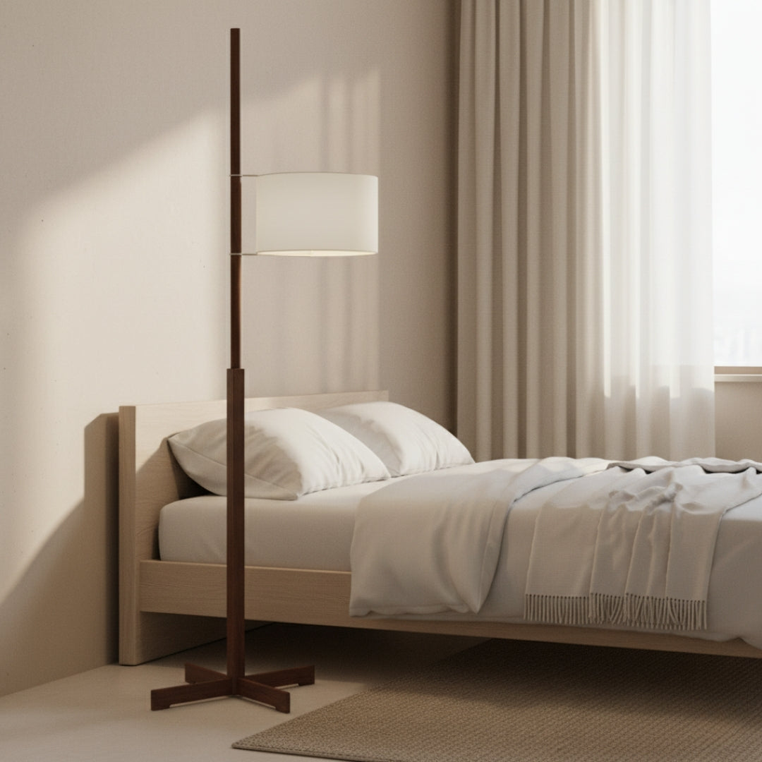 Lampe Sur Pied Bois Massif