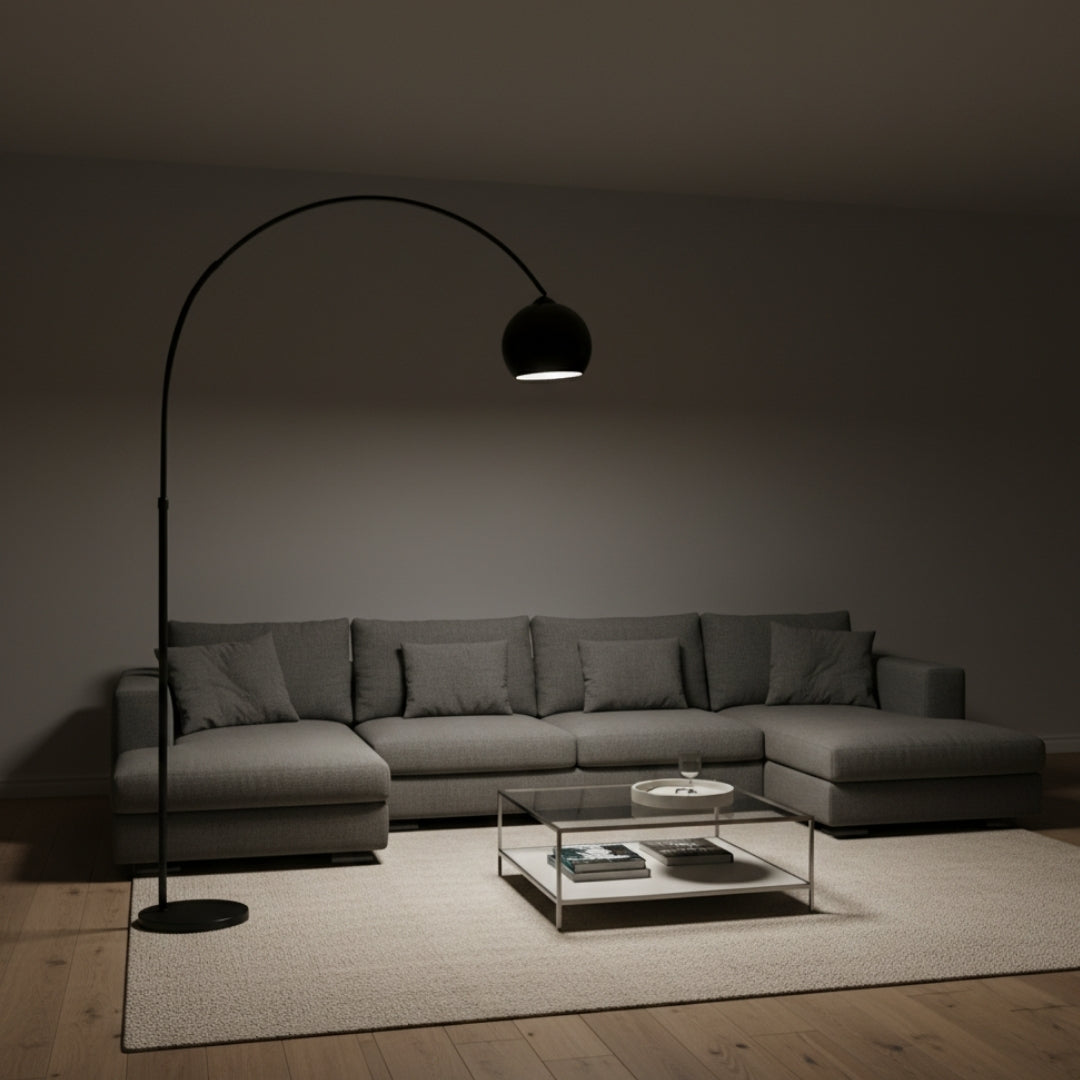 Lampe Sur Pied Design Chrome