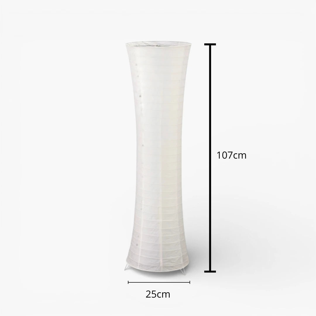 Lampe Sur Pied En Papier De Riz