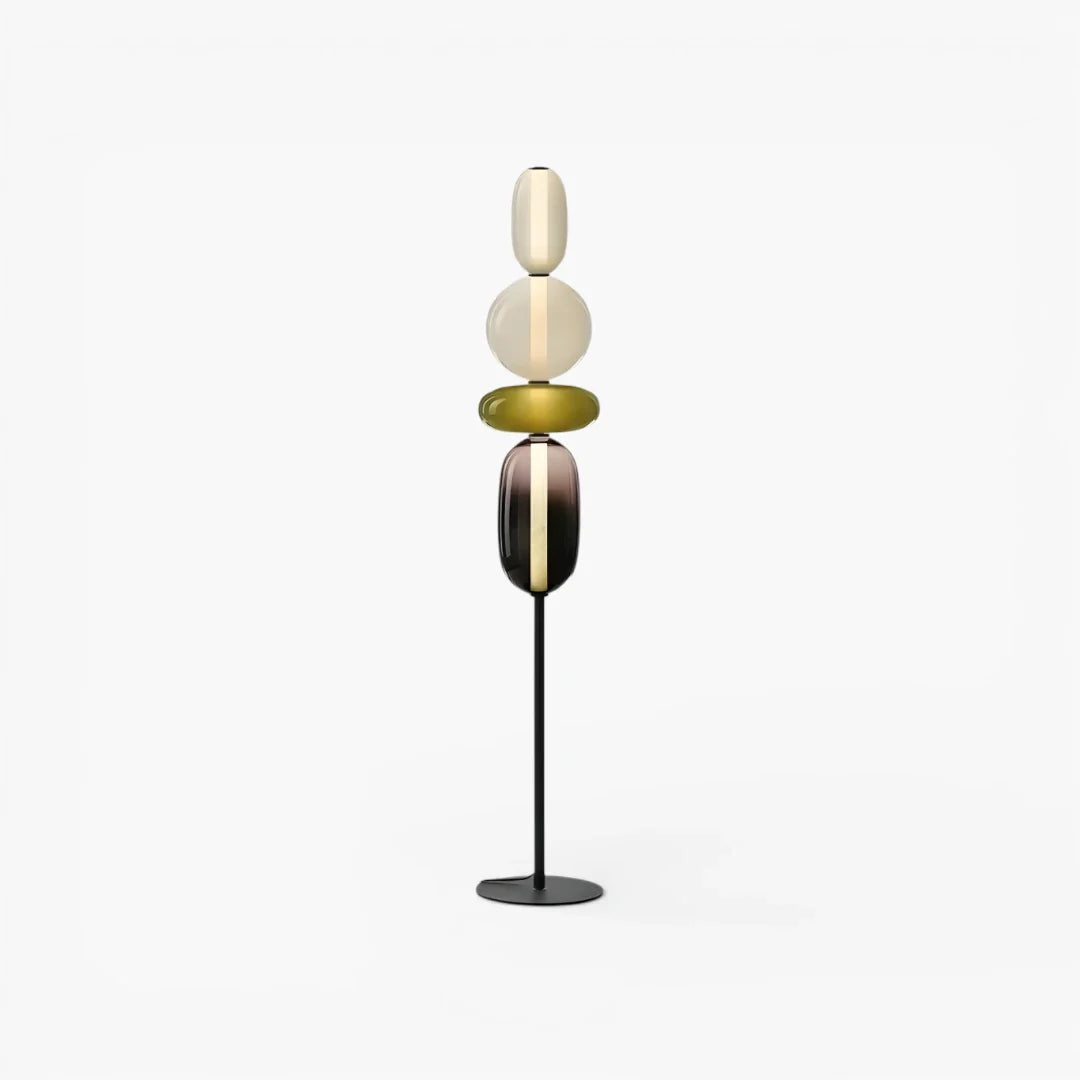 Lampe Sur Pied En Verre