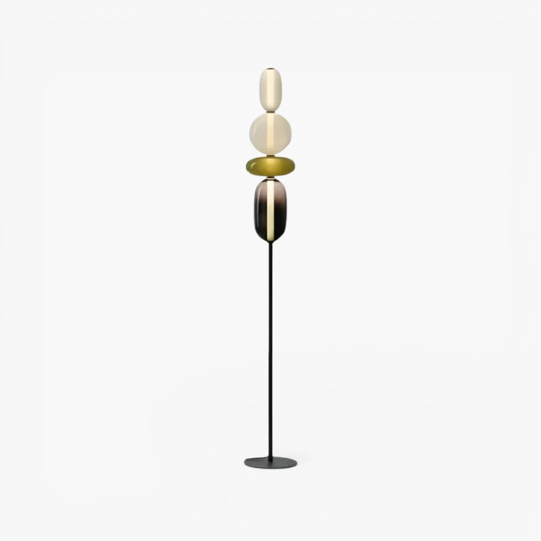 Lampe Sur Pied En Verre