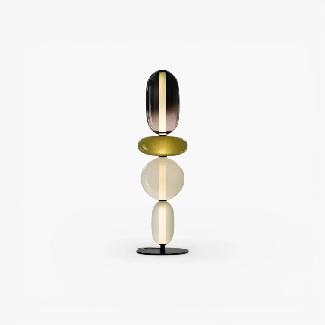 Lampe Sur Pied En Verre