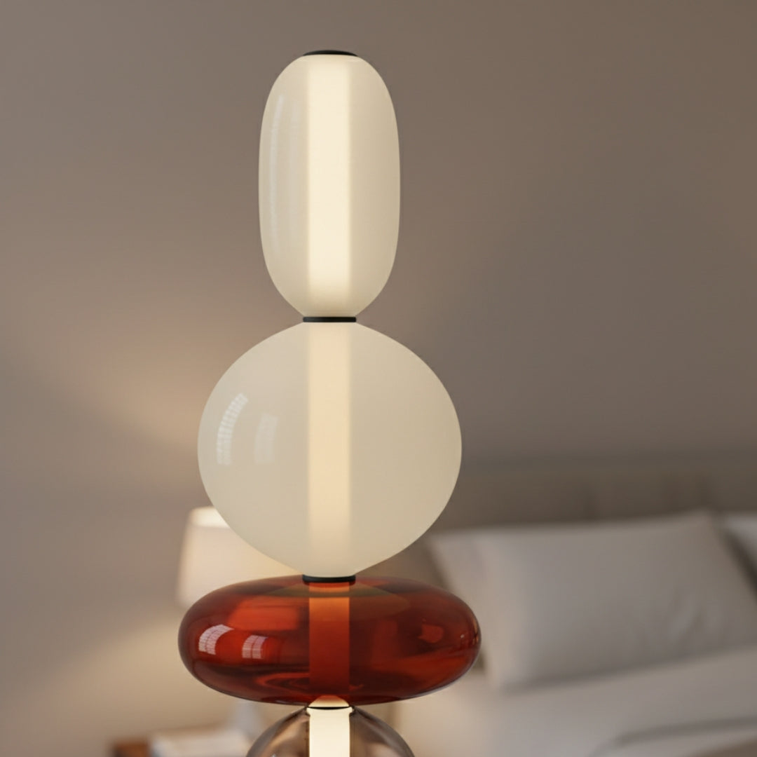 Lampe Sur Pied En Verre