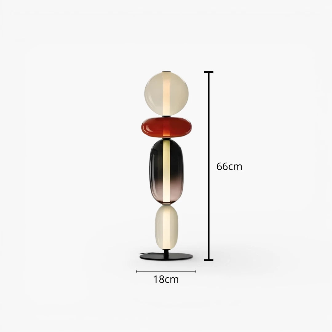 Lampe Sur Pied En Verre