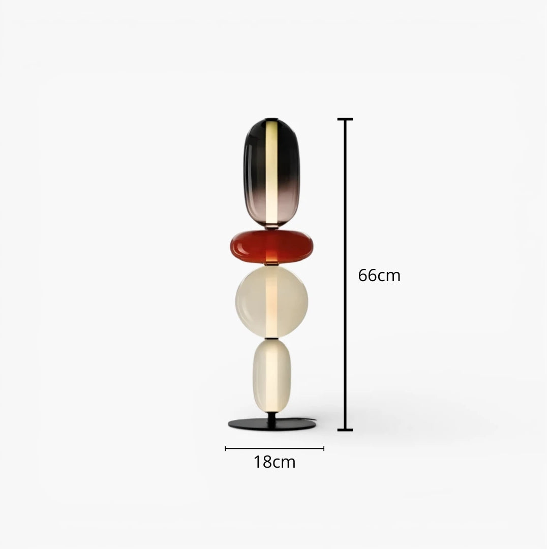 Lampe Sur Pied En Verre