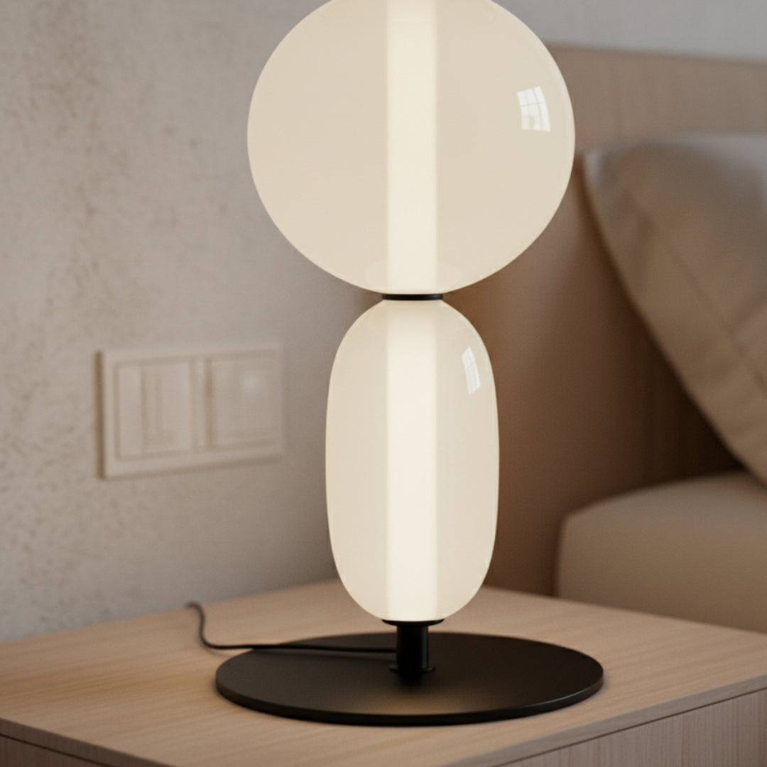 Lampe Sur Pied En Verre