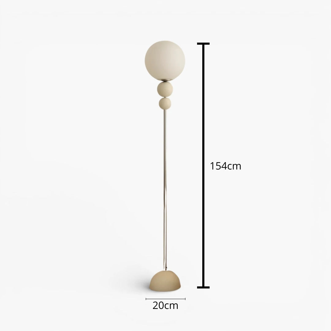 Lampe Sur Pied Globe En Verre