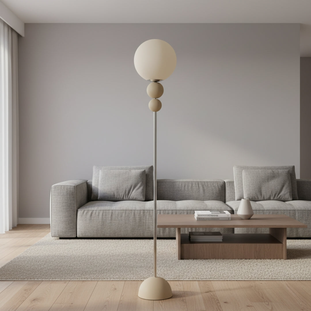 Lampe Sur Pied Globe En Verre