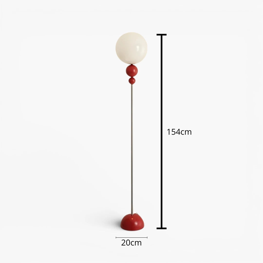 Lampe Sur Pied Globe En Verre