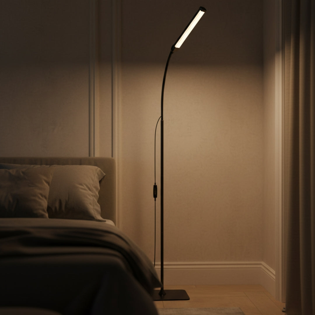 Lampe Sur Pied Noire Flexible