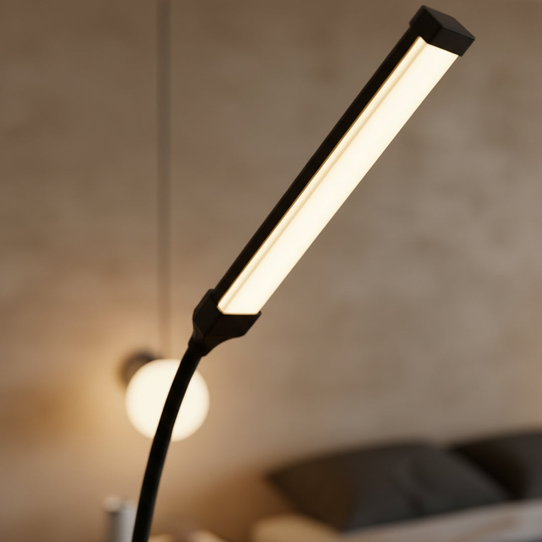 Lampe Sur Pied Noire Flexible