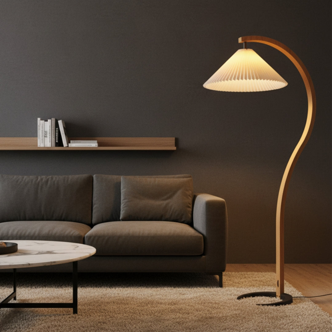 Lampe Sur Pied Salon Bois