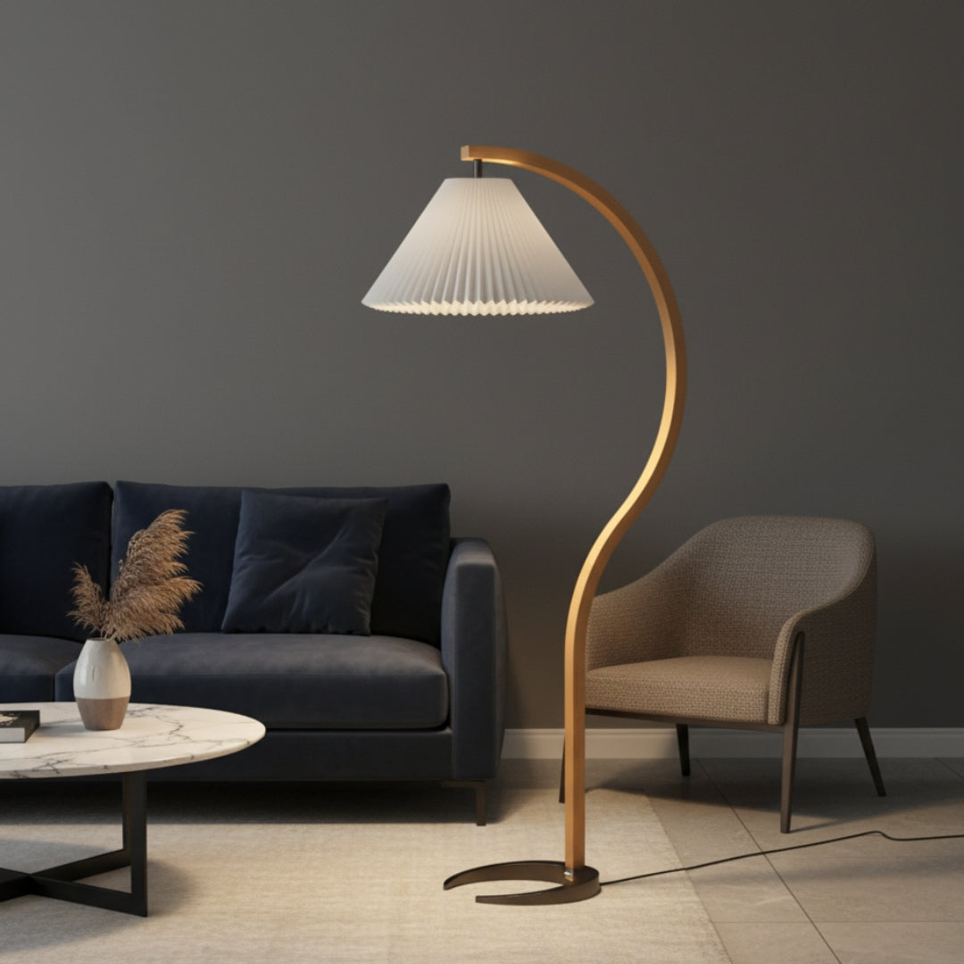 Lampe Sur Pied Salon Bois
