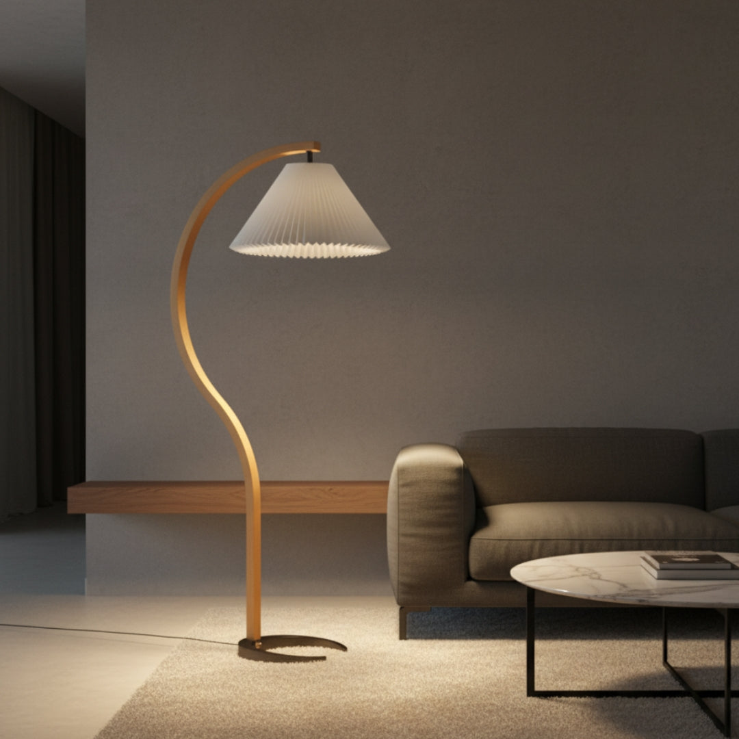 Lampe Sur Pied Salon Bois