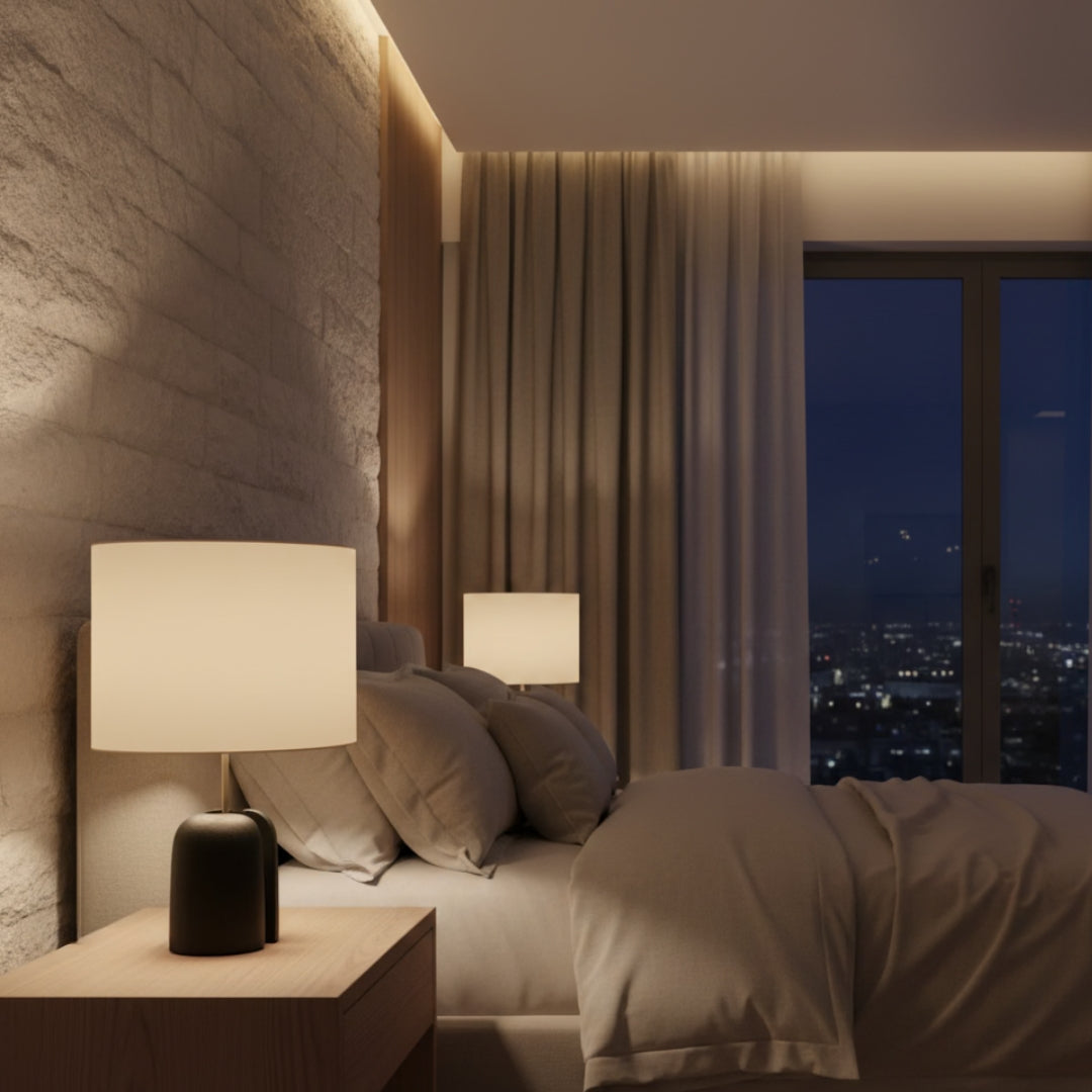 Lampe De Chevet Abat Jour Blanc