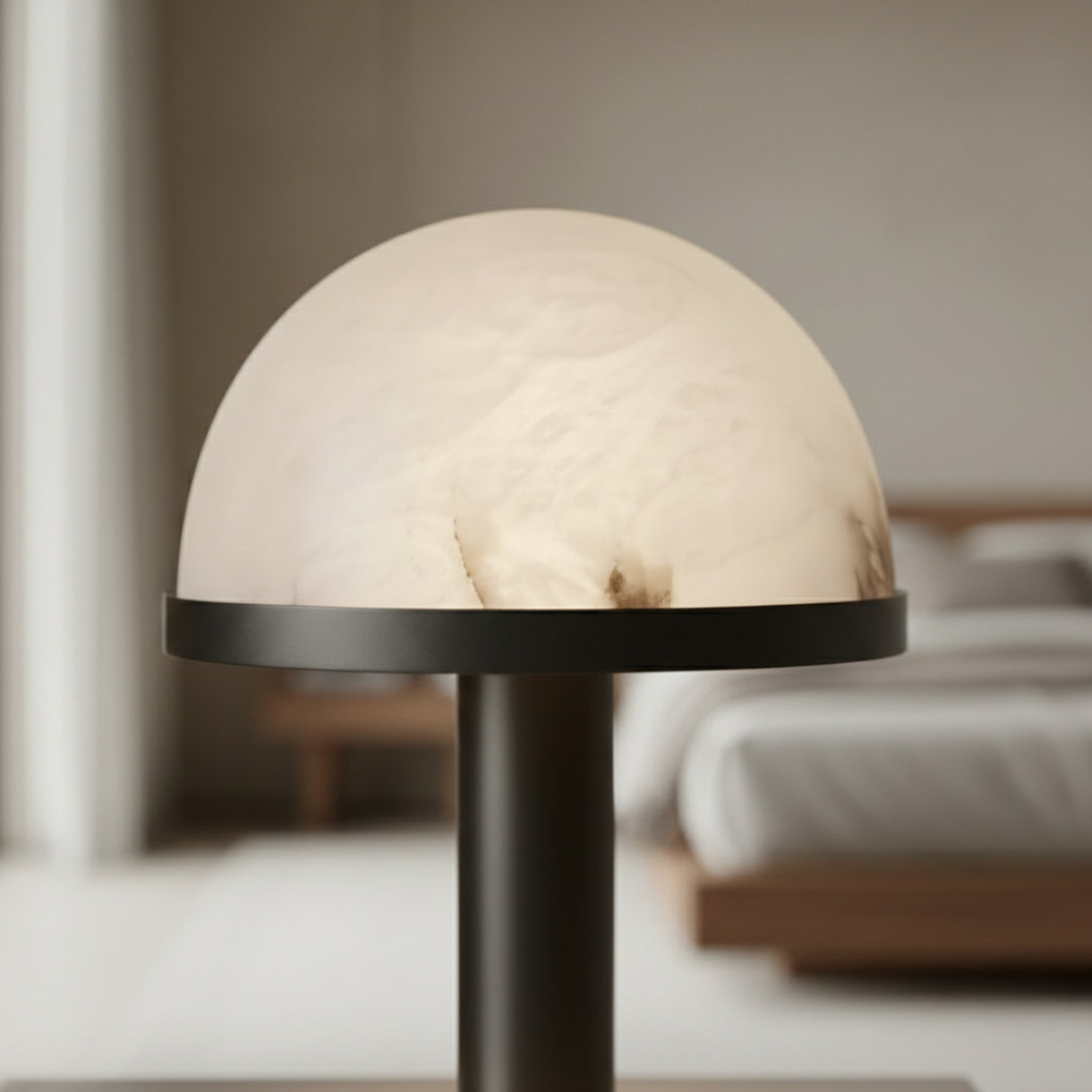 Lampe De Chevet Ancienne En Marbre