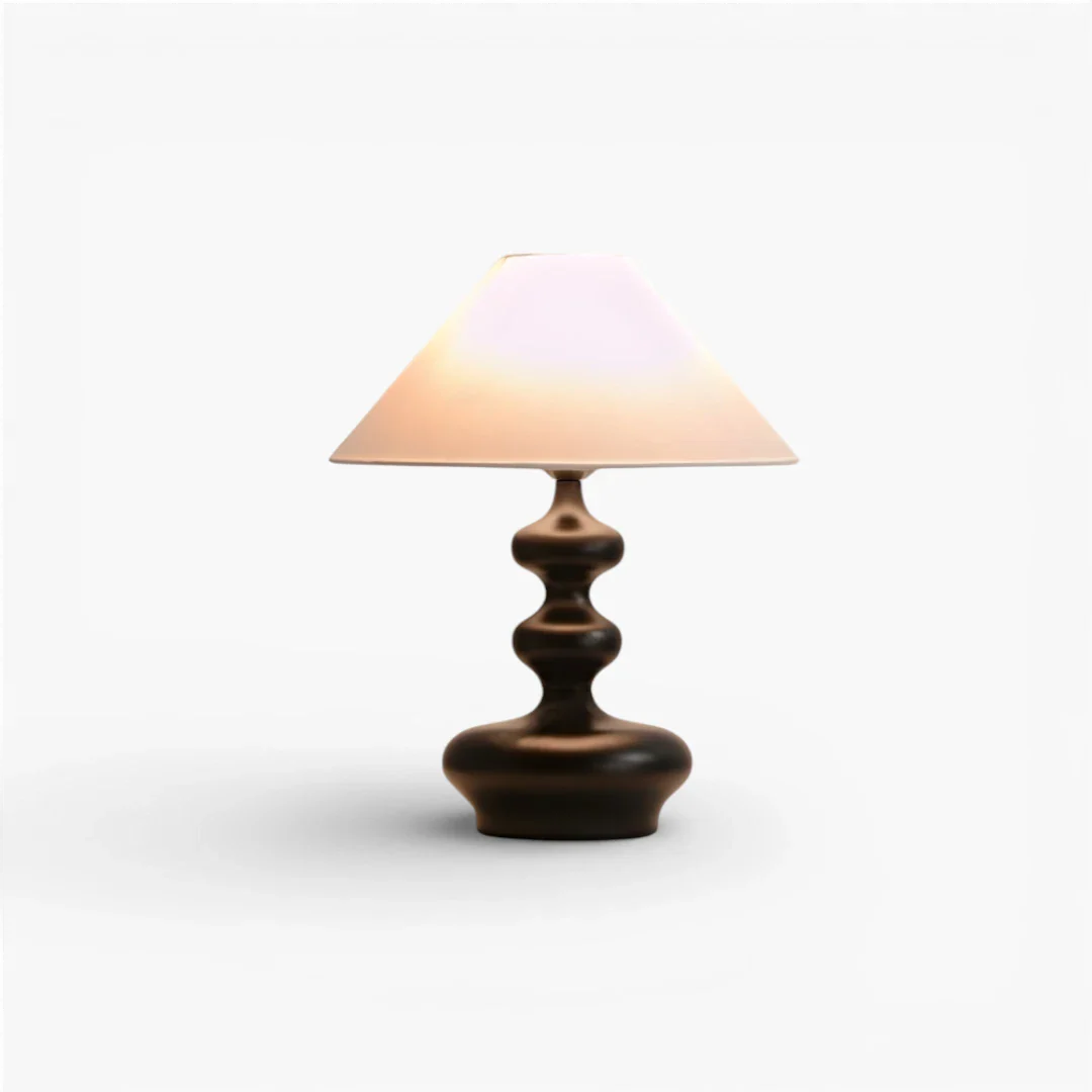 Lampe De Chevet Bois Forme Champignon