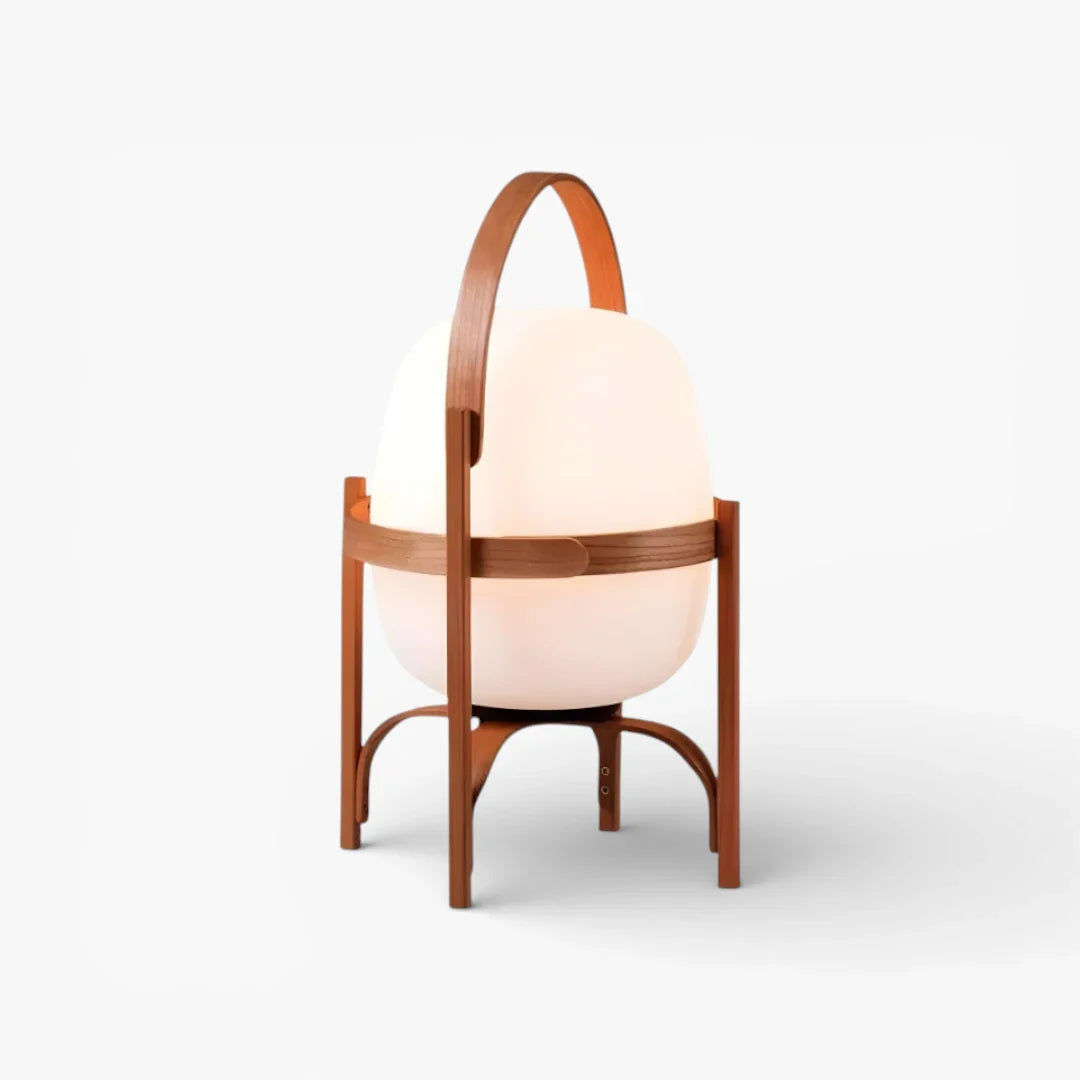 Lampe De Chevet Bois Style Japonais