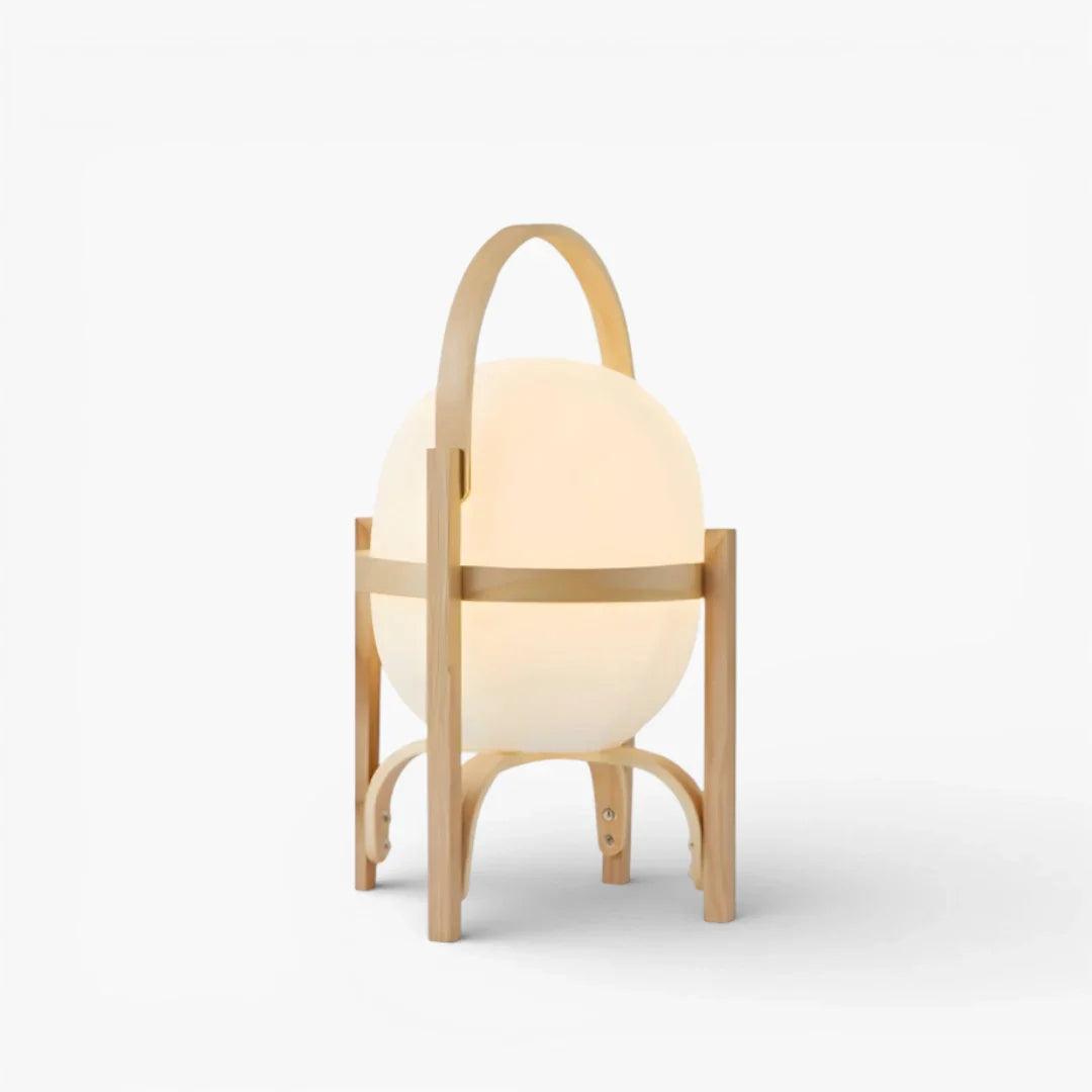 Lampe De Chevet Bois Style Japonais