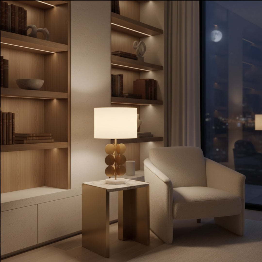 Lampe De Chevet Moderne En Verre