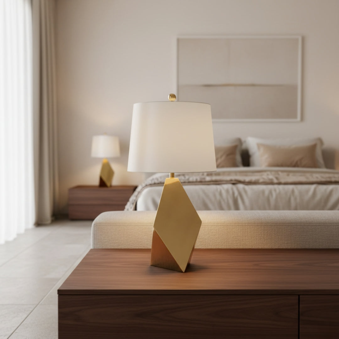 Lampe De Chevet Diamant Gold