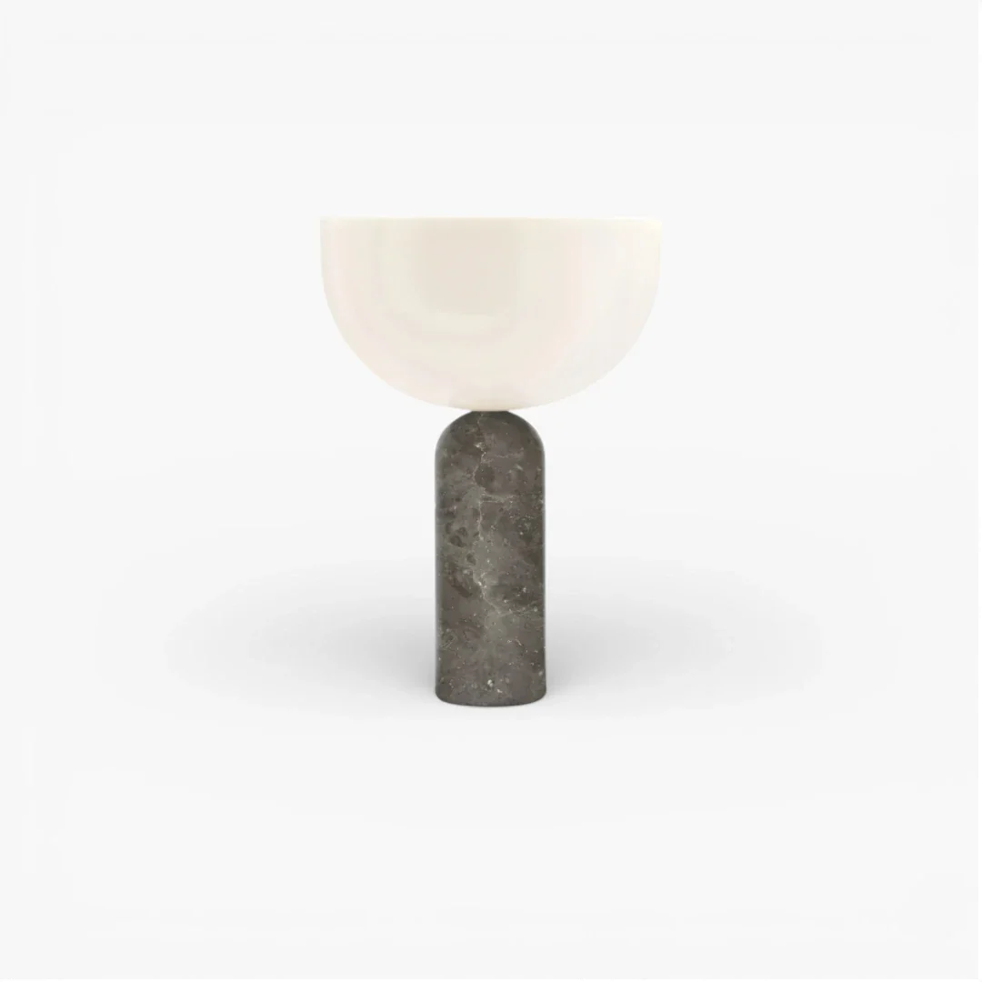 Lampe De Chevet En Marbre Blanc