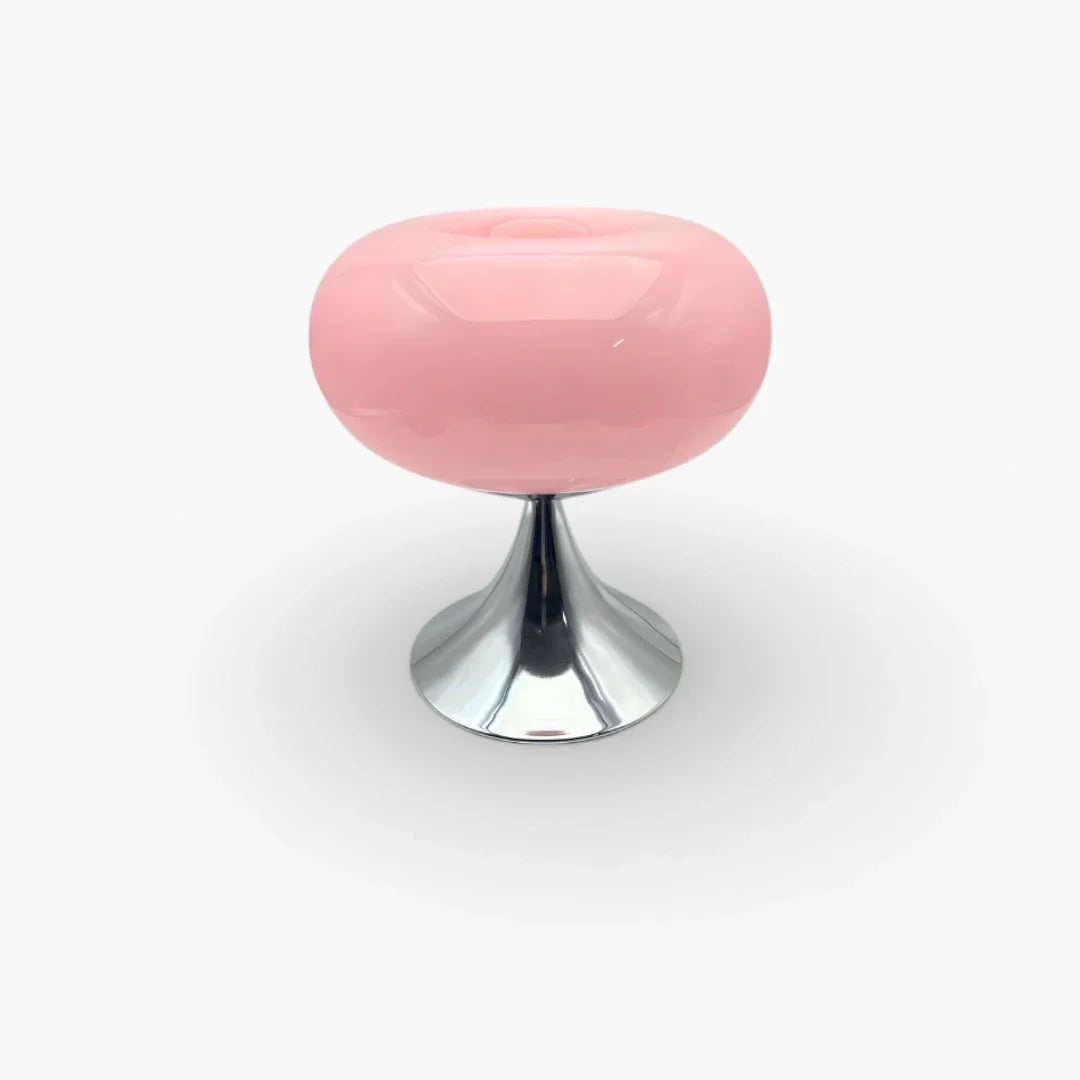 Lampe De Chevet En Verre Coloré