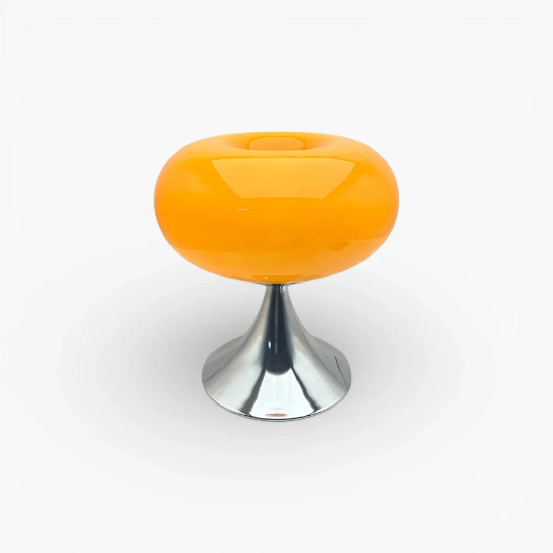 Lampe De Chevet En Verre Coloré