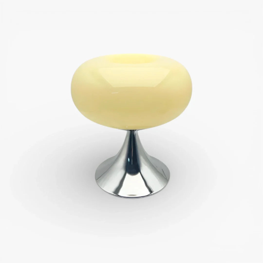 Lampe De Chevet En Verre Coloré