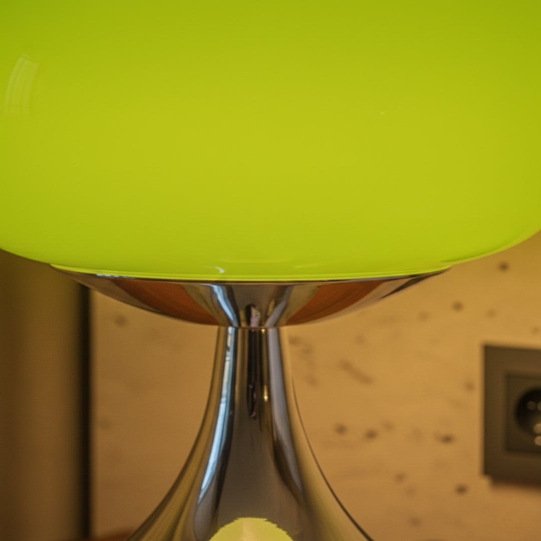 Lampe De Chevet En Verre Coloré