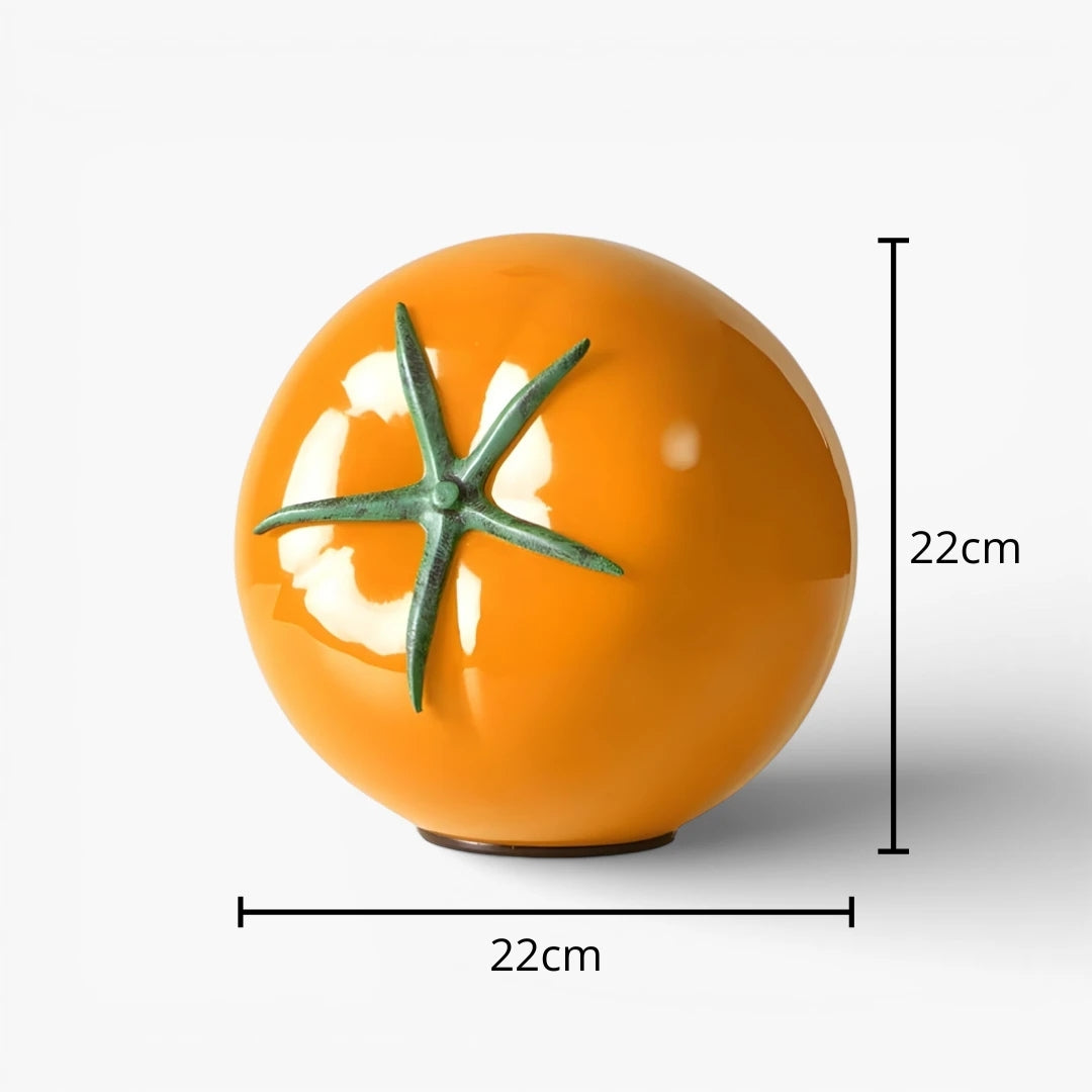 Lampe De Chevet En Verre Tomate