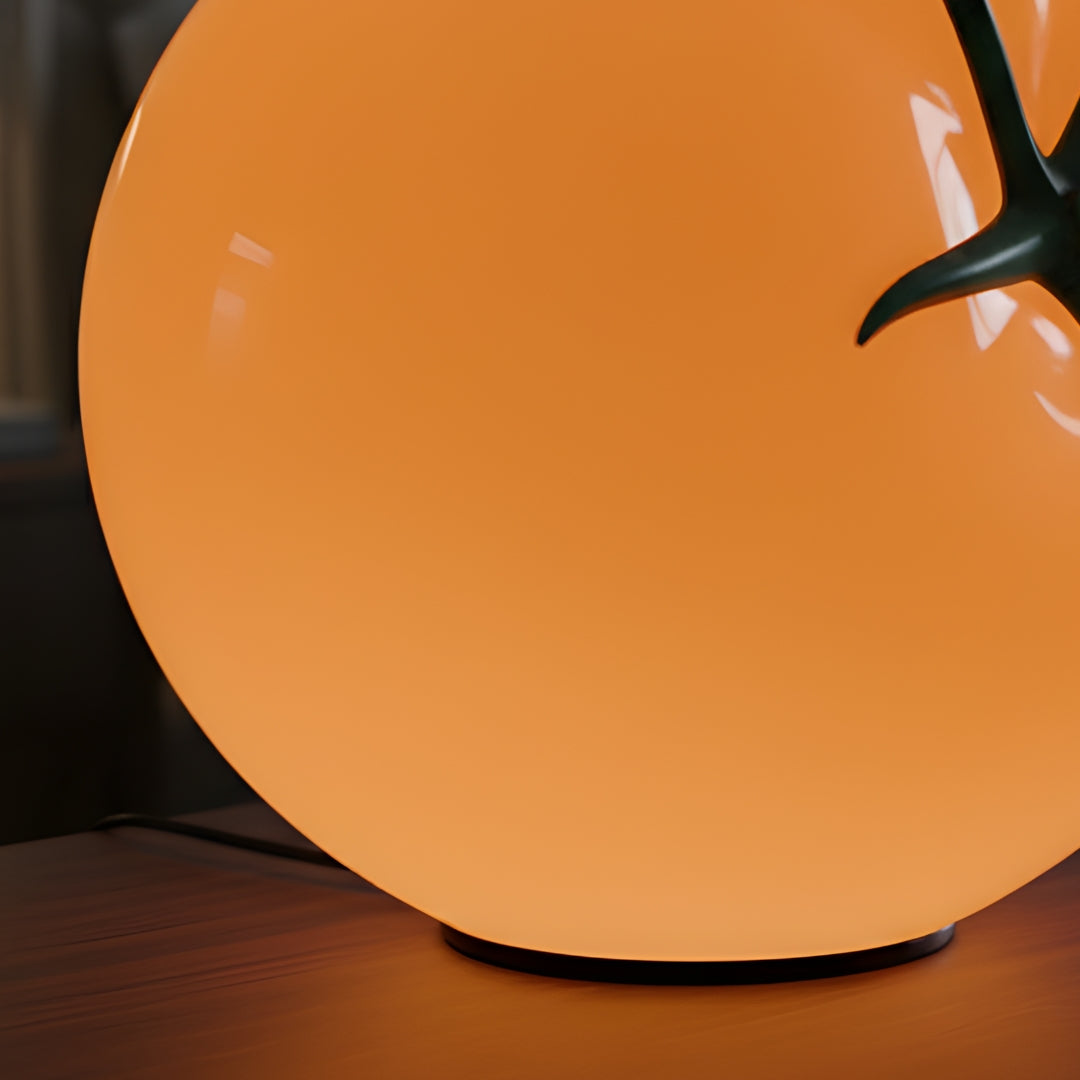 Lampe De Chevet En Verre Tomate