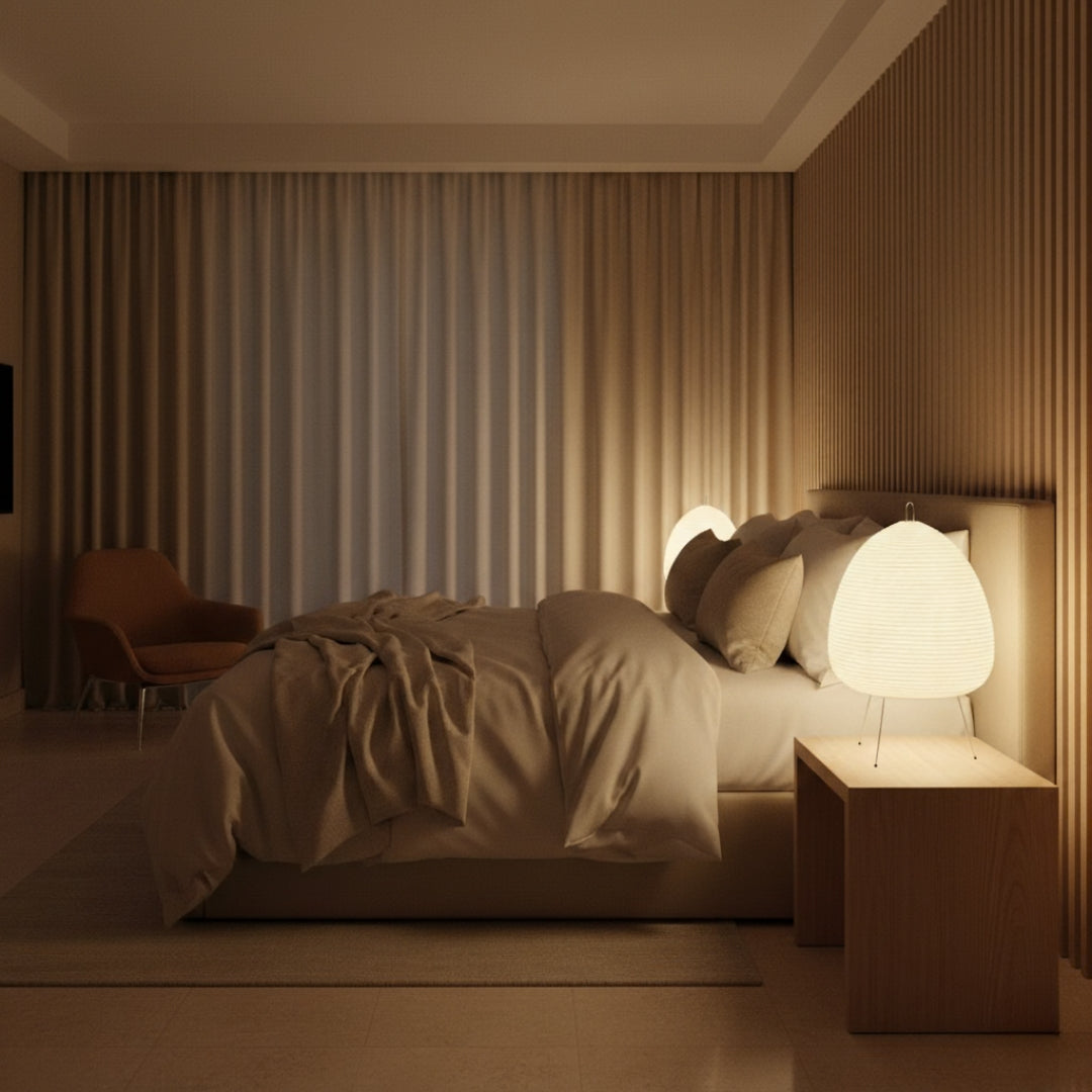 Lampe De Chevet Japonaise