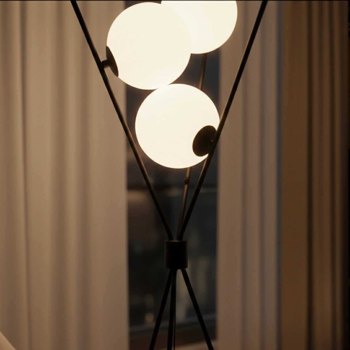 Lampe Sur Pied 3 Globes