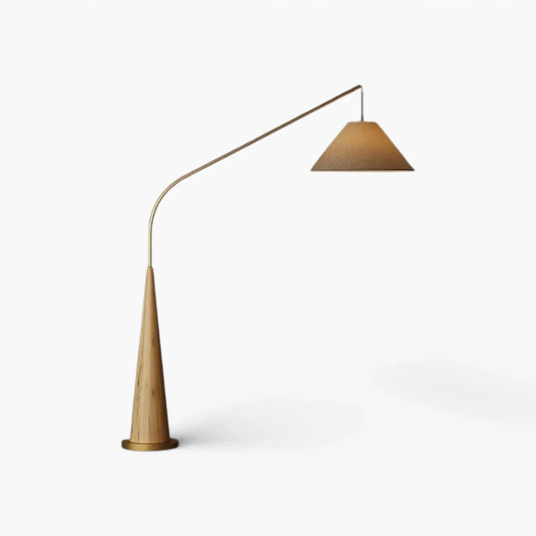 Lampe Sur Pied Abat Jour Bois