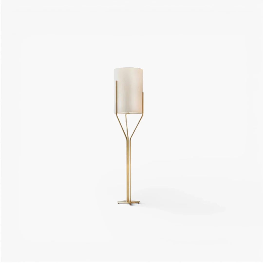 Lampe Sur Pied Abat Jour Cylindrique