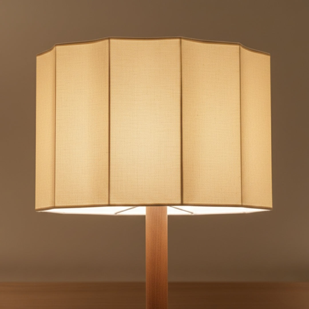 Lampe Sur Pied Abat Jour En Lin