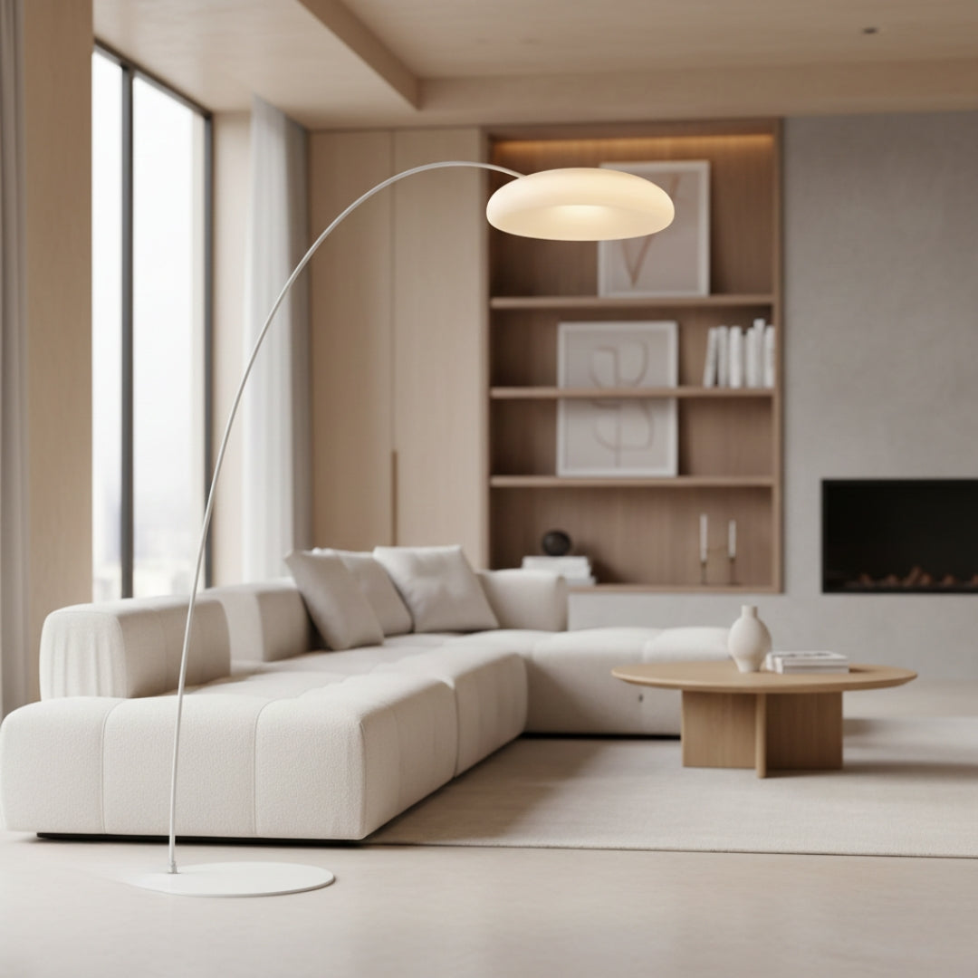 Lampe Sur Pied Courbée